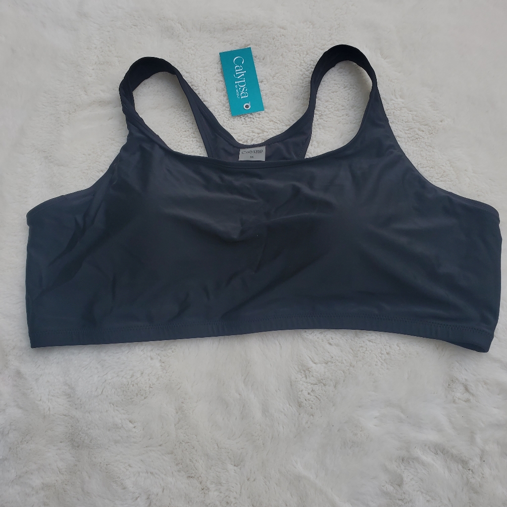 Calypsa Black Swimming Bra Size 2x